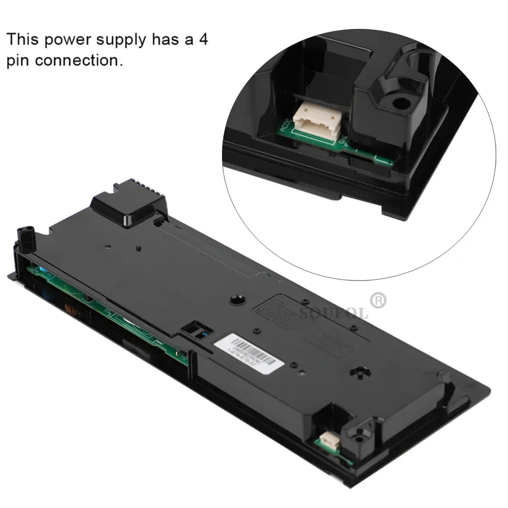 استبدال محول الطاقة N17-160P1A ADP-160FR ل PS4 سليم وحدة التحكم إمدادات الطاقة 160FR 160 FR ل PS4 سليم 220x الملحقات