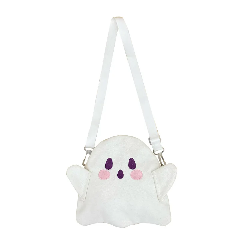 Jesienna i zimowa nowa urocza pluszowa torba z duchami prezent na Halloween torebka damska torba na ramię Crossbody