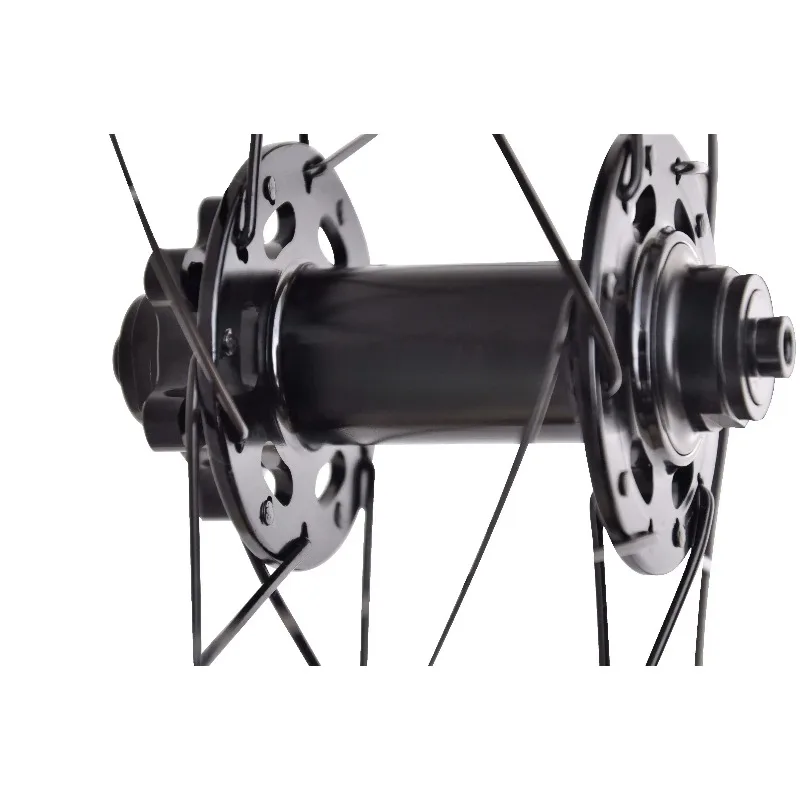 20 Inch 406 451 Folding Bike Wheelset, Aluminum Alloy High‑Profile Rim Disc & V‑Brake Bicycle Wheel Set