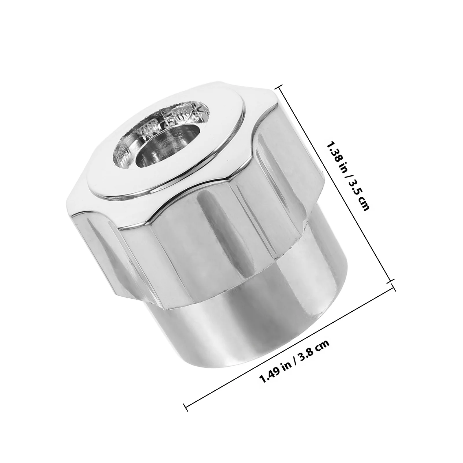 มือจับก๊อกน้ำอะลูมิเนียมอัลลอยด์ 6 ชิ้น สำหรับเปลี่ยน ห้องน้ำ ฝักบัว อ่างอาบน้ำ วาล์วน้ำร้อนน้ำเย็น 10 กรัม สำหรับติดตั้งอ่างล้างหน้า อ่างอาบน้ำ