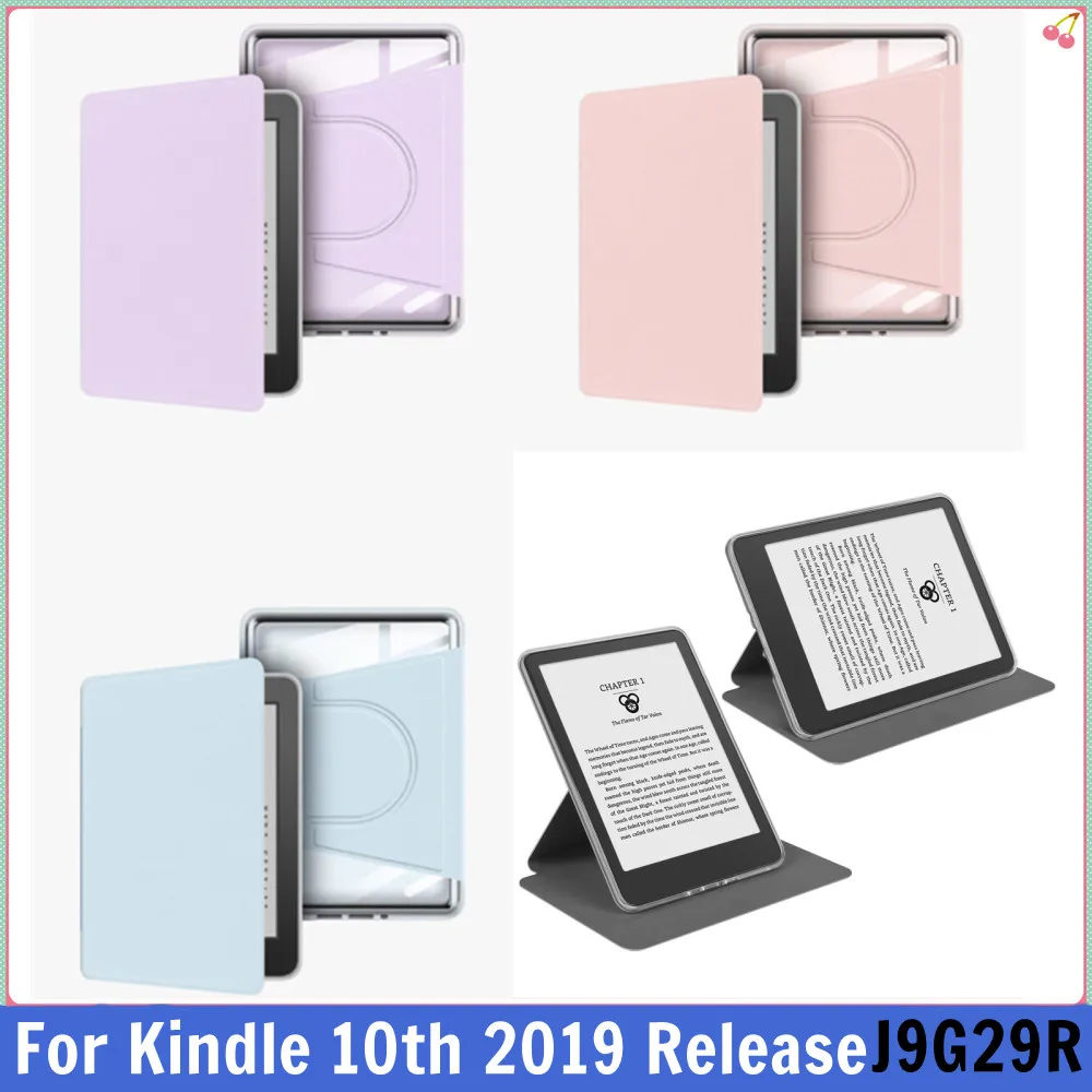 

Smart Rotating Case For Kindle 10th Generation Case 6 Inch Ebook 2019 J9G29R PU Leather Magnetic Cover Wake Sleep Funda