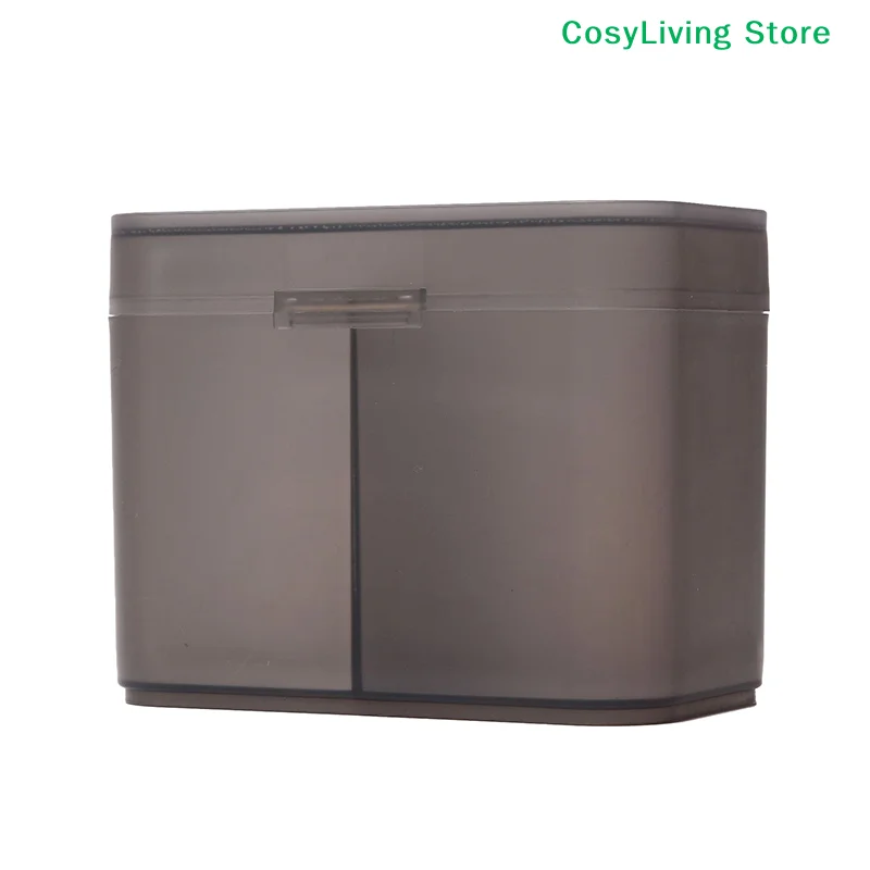 [CL]Cotton Pads Swab Nail Wipes Makeup Brushes Organizer Storage Box Holder Container Case Independent Double-Compartment[CL] view 5