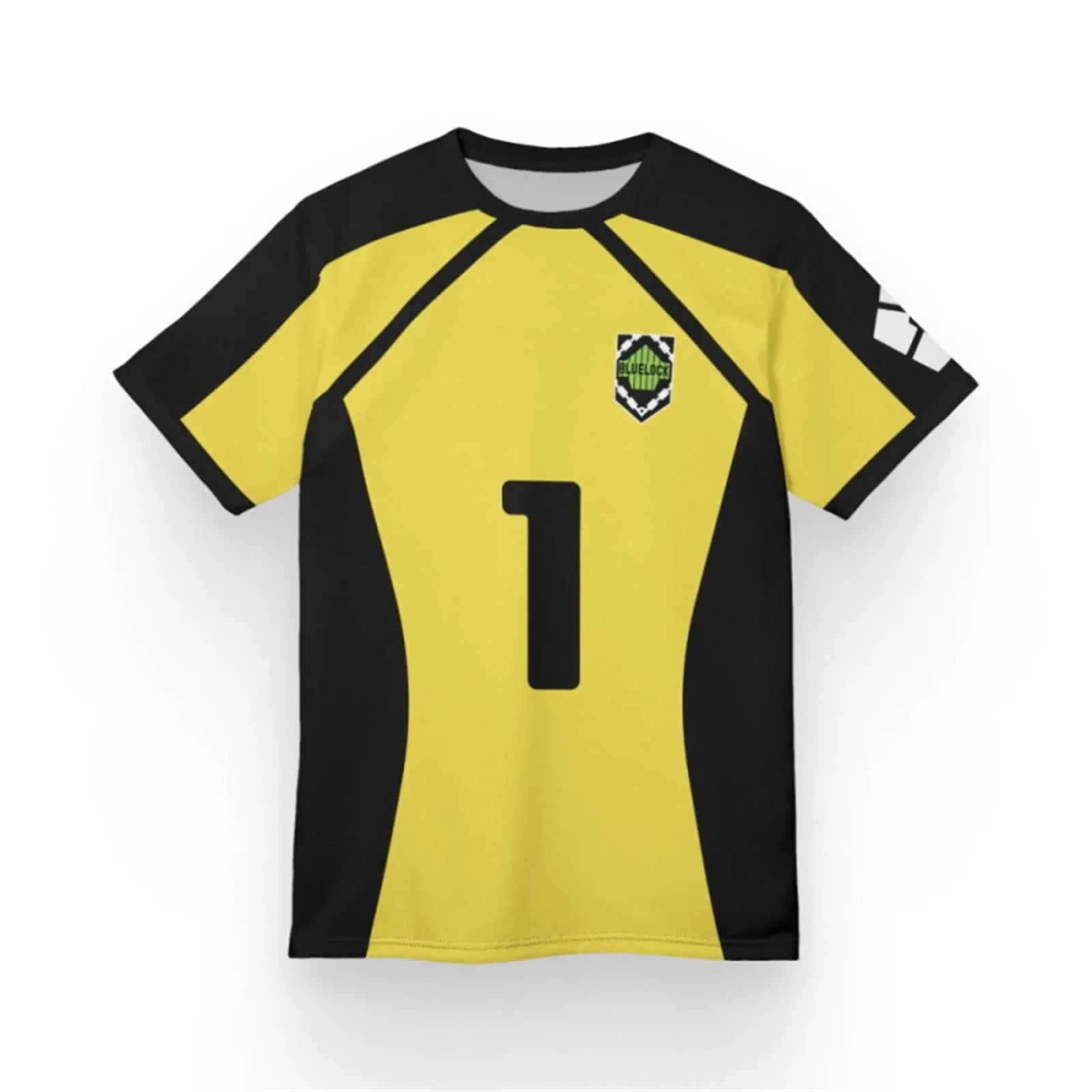 

Gagamaru Gin Cosplay Jersey Anime Neutral Casual Yellow T-Shirt Sports Shirt Team Uniform Children'S Parent-Child Outfit
