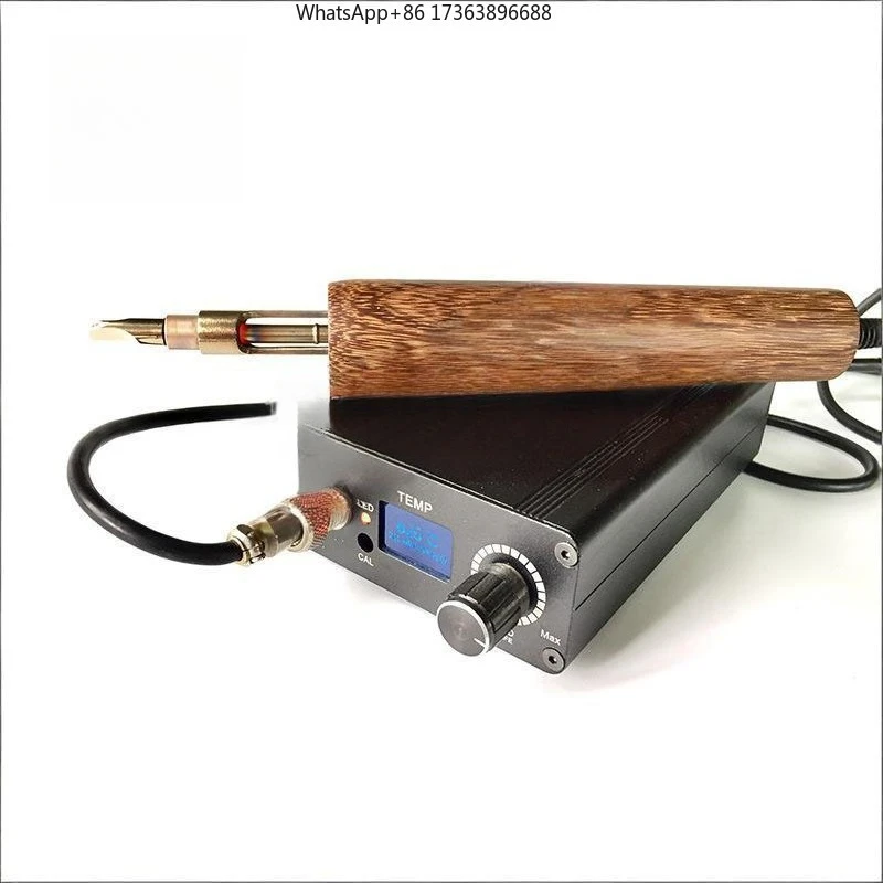 Electric Manual Leather Creasing Machine with Edge Burnisher and Groove Pressing Tools