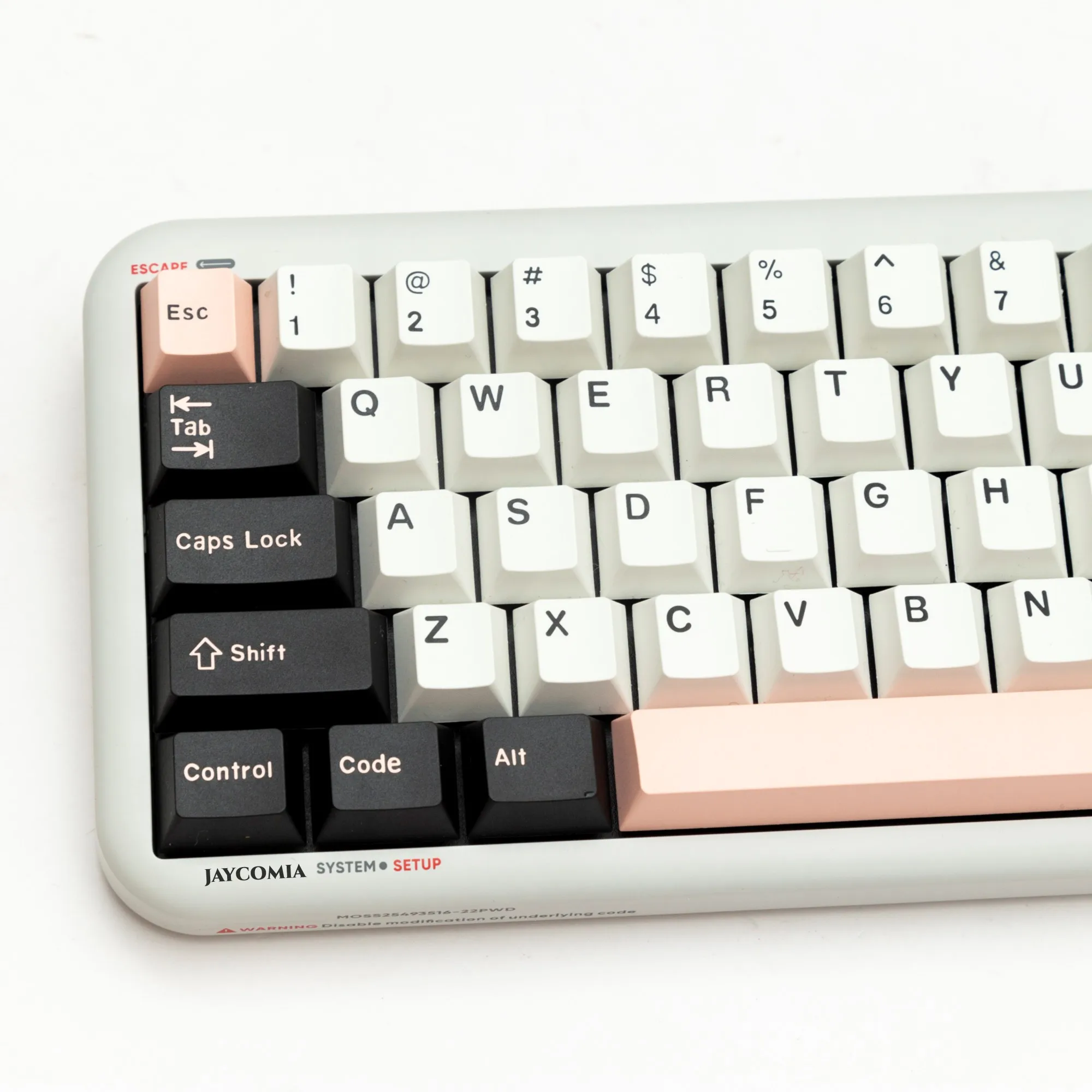 GMK Olivia Keycap PBT Double Shot profil Cherry Keycaps hitam putih 173 tombol/Set MX Alice switch Keyboard mekanik game