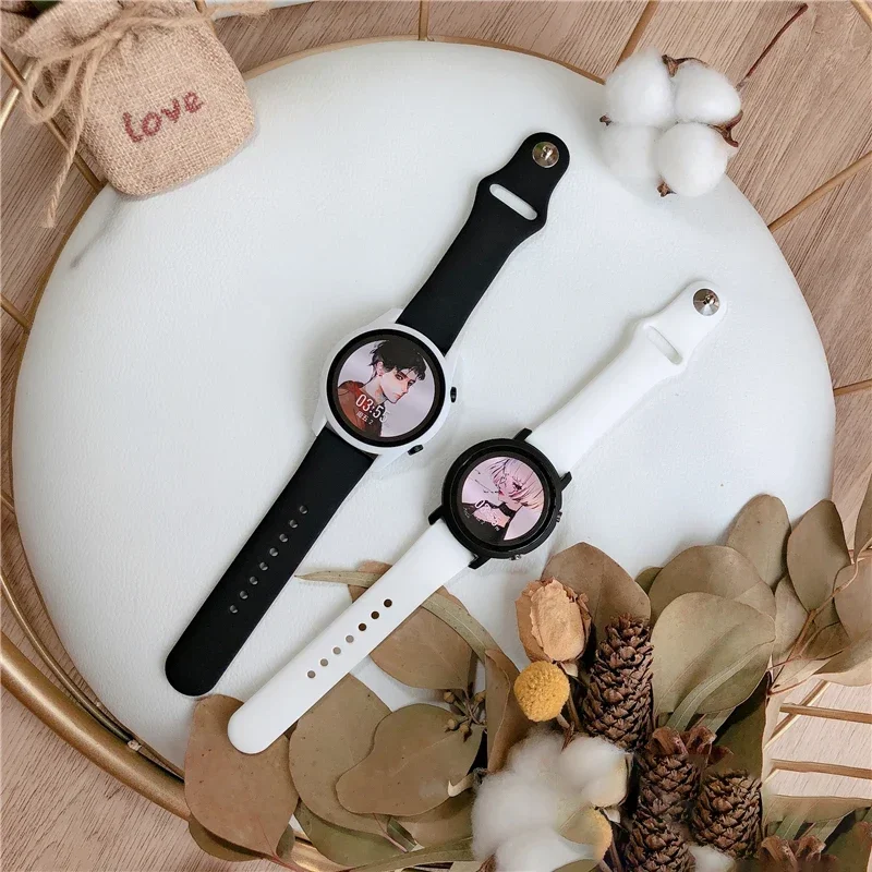 22mm 20mm strap For Samsung Galaxy watch 6/4/Classic/5/5 pro/Active2/Gear S3 Silicone bracelet Huawei watch GT 2/2e/3/3 pro band image 3