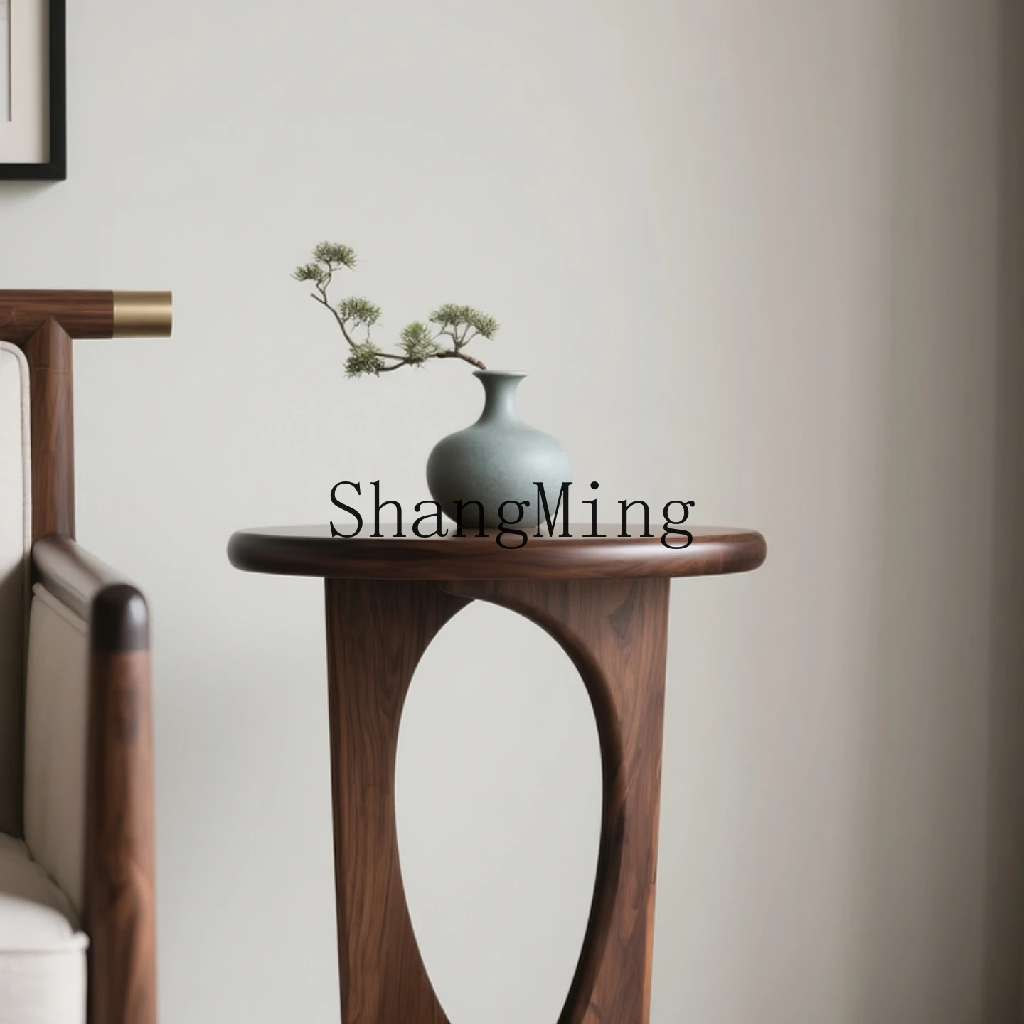 CL black walnut corner few solid wood living room high-end villa small side few modern furniture