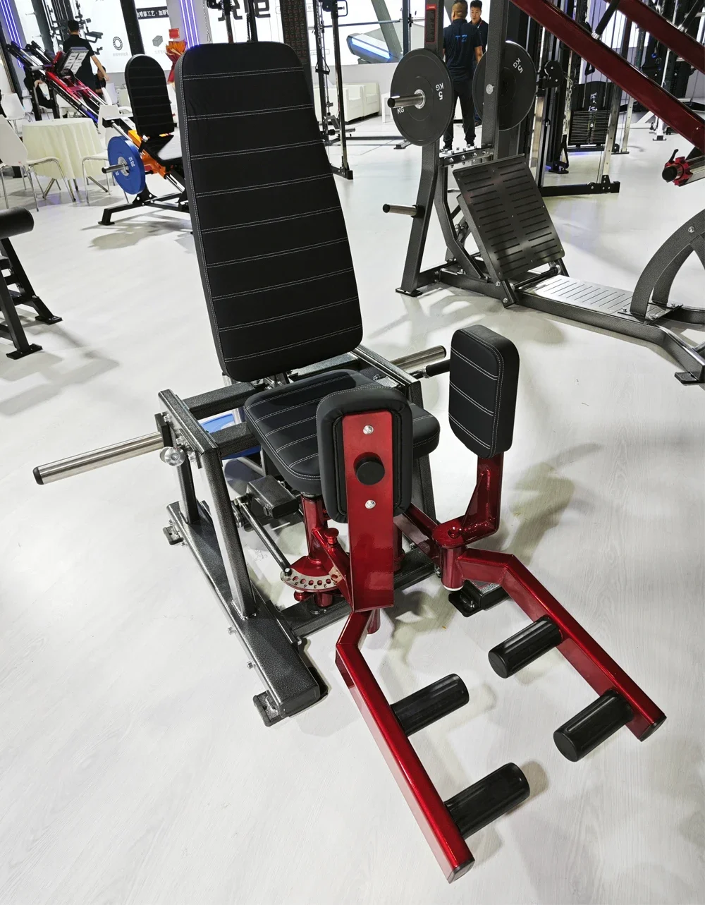 Inner/outer thigh trainer, multifunctional bodybuilding strength equipment, Adjustable feature