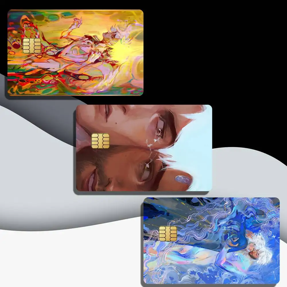 JayVik A-Arcane Card Stickers Credit Visa Debit Bank Charge Card Bus Metro Waterproof Sticker Decal Decoration