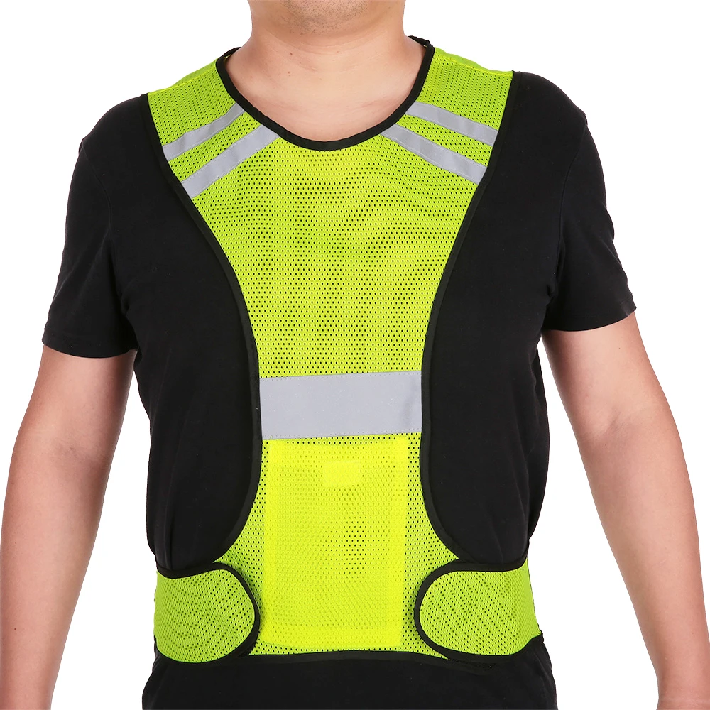 Lightweight Breathable Mesh Reflective Vest High Visibility Safety Vest Gear for Running Walking Cycle Jogging