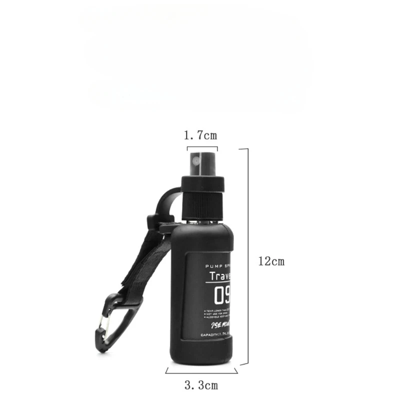 1 قطعة رحلة التخييم في الهواء الطلق رذاذ زجاجة موزع الكحول زجاجة التكتيكية المحمولة رذاذ زجاجة 50 مللي التنزه اكسسوارات