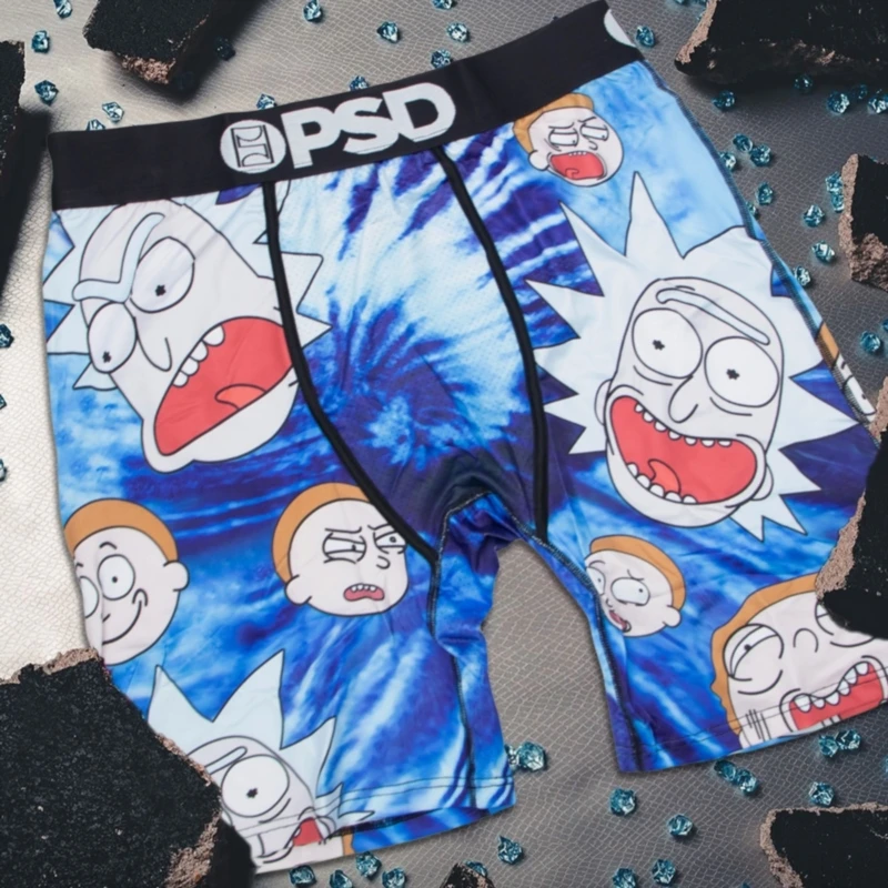 

OZPSD Men Sexy Boxers Men Boxershorts Men's Printed Long Boxer Briefs Mens Underpants Plus Size Breathable Man Underwear Panties