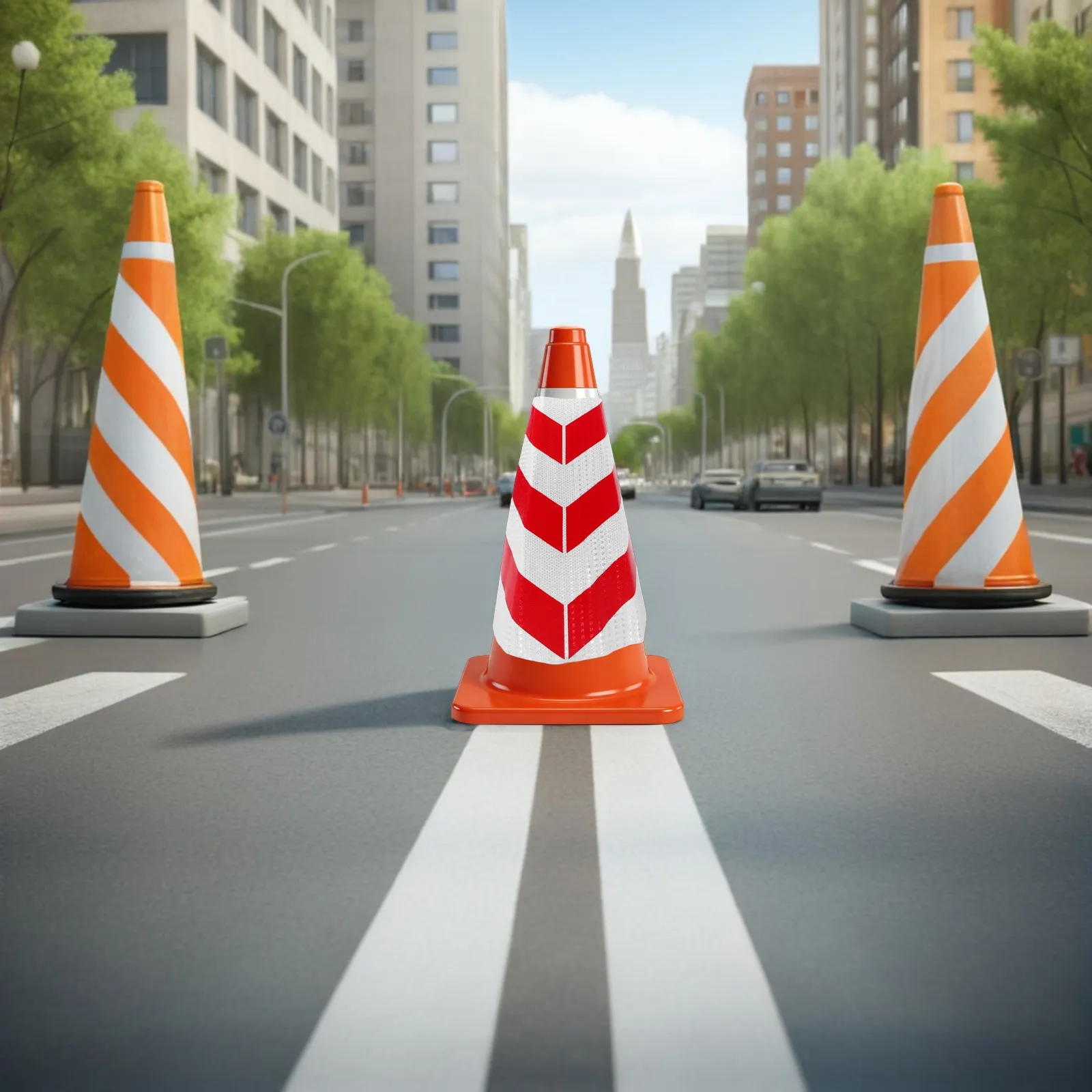 6pcs-traffic-safety-cone-sleeve-reflective-collar-tape-for-square-warning-cones-pvc-pe-road-barriers-soccer-training-and