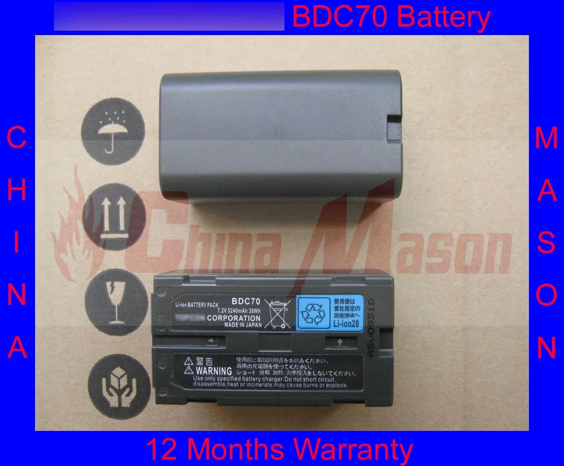 1pcs BDC70 Battery, High Quality and Brand-new Battery for BDC70 Battery, 7.2V 5200mAh