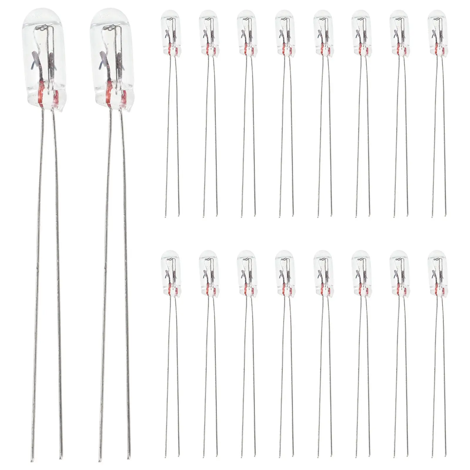 50 Pcs 12v Single Filament Bulb Lights Bulbs Automotive Panel Indicator Lamp Console