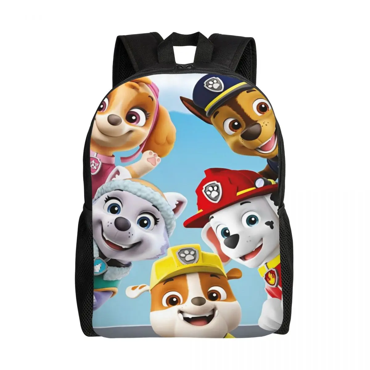 Comedy Patrol Dog Cartoon Backpack for Kids Girls Boys Lightweight School Bags for Toddlers Daycare