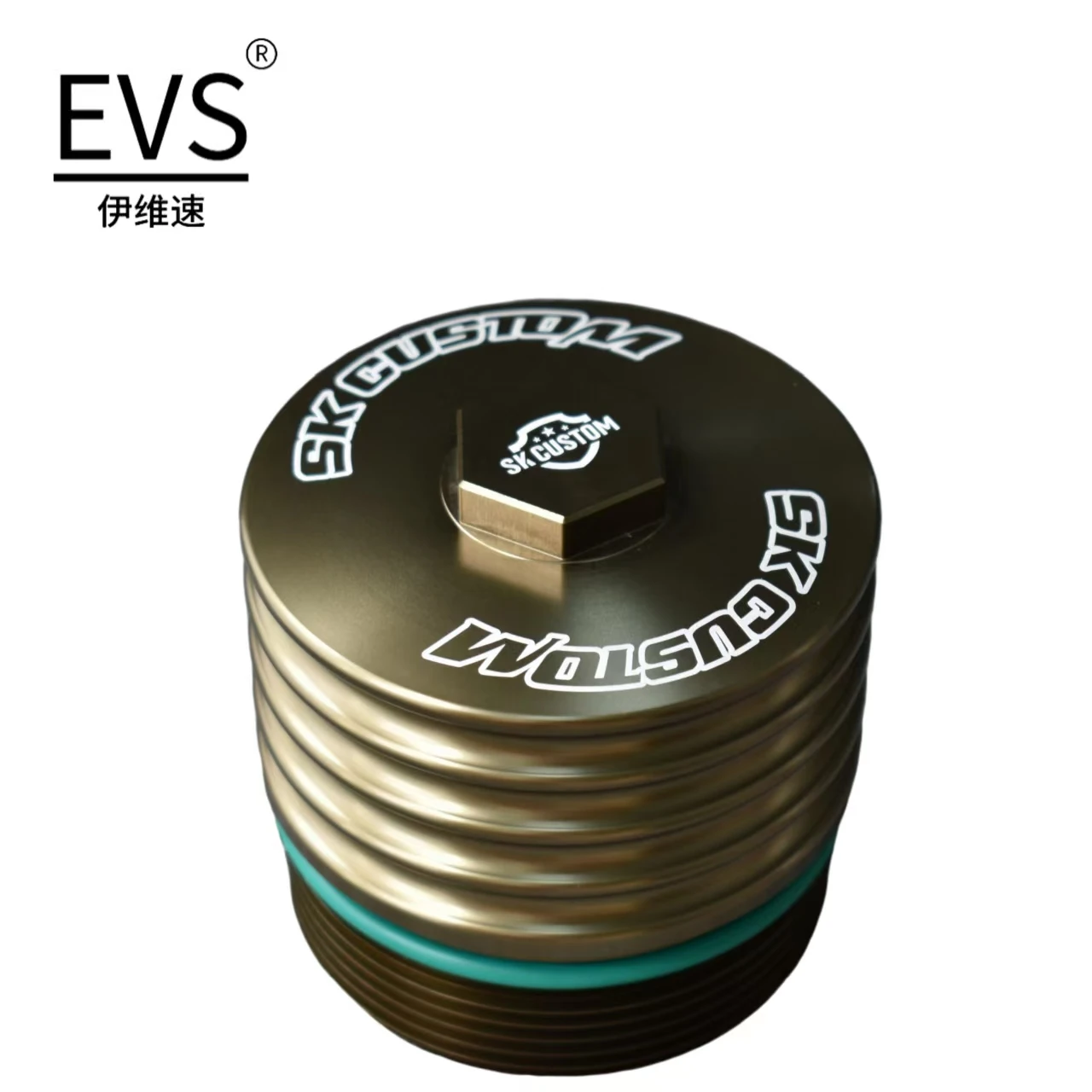 

For Mercedes-Benz M272 M273 oil filter Cover forged aluminum alloy cover Engine Car Modification