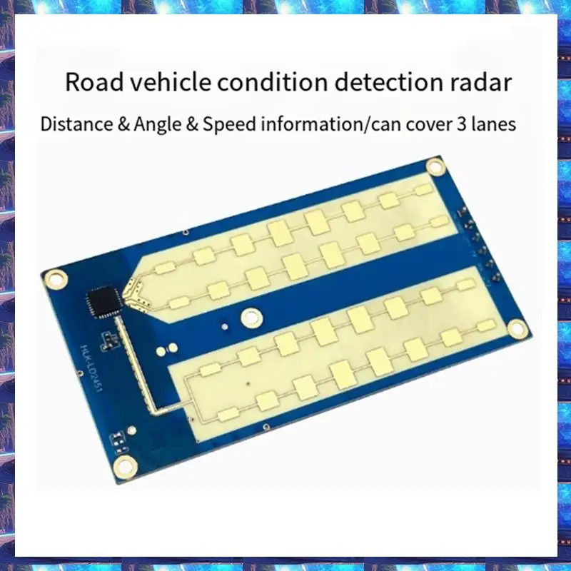 2025 LD2451 24G Vehicle Ranging Speed Measurement Millimeter Wave Radar Vehicle Condition Monitoring Sensor Module,LD2451 24G Ve