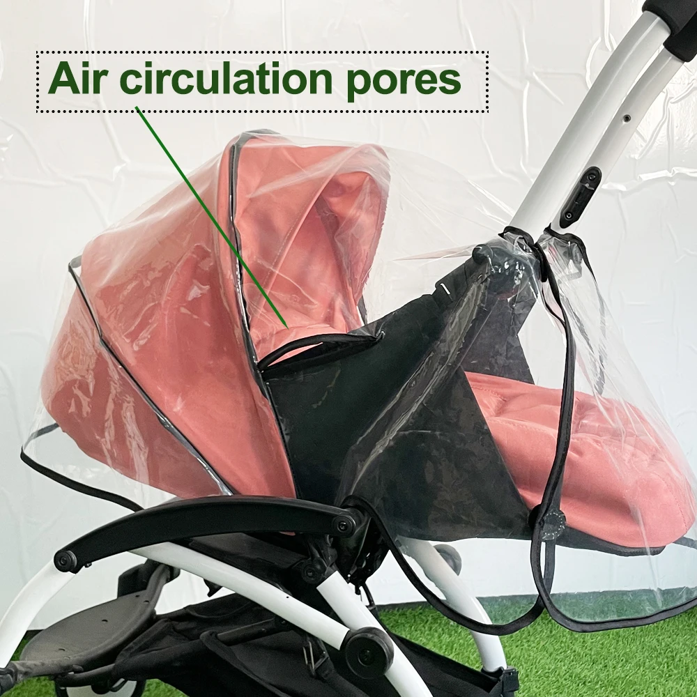 babyzen yoyo rain cover bag Easy to install and can be quickly stored in the basket or in the strollers rear pocket when the sun comes out again COLU KID Baby Stroller Accessories