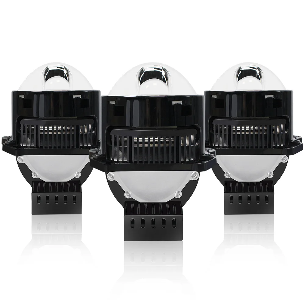 

New 110W H50 LED Car Headlights Bi-Beam Upgrade 2.5'' Projector Lights High Low Beam Waterproof Car Accessories