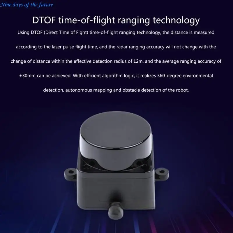 DTOFLiDAR Ranging Sensors D500 Developer Omnidirectional Lidar UART E65A