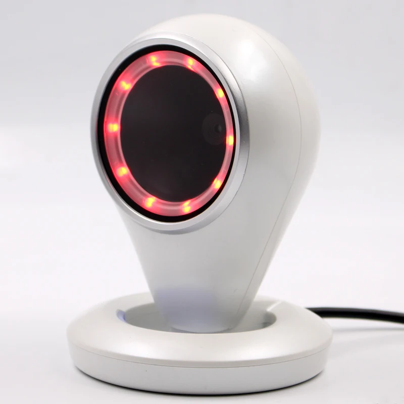 MP6500 Desktop Handsfree Scanner 2D Barcode USB Plug-and-Play for POS Library Supermarket Directly From Stock