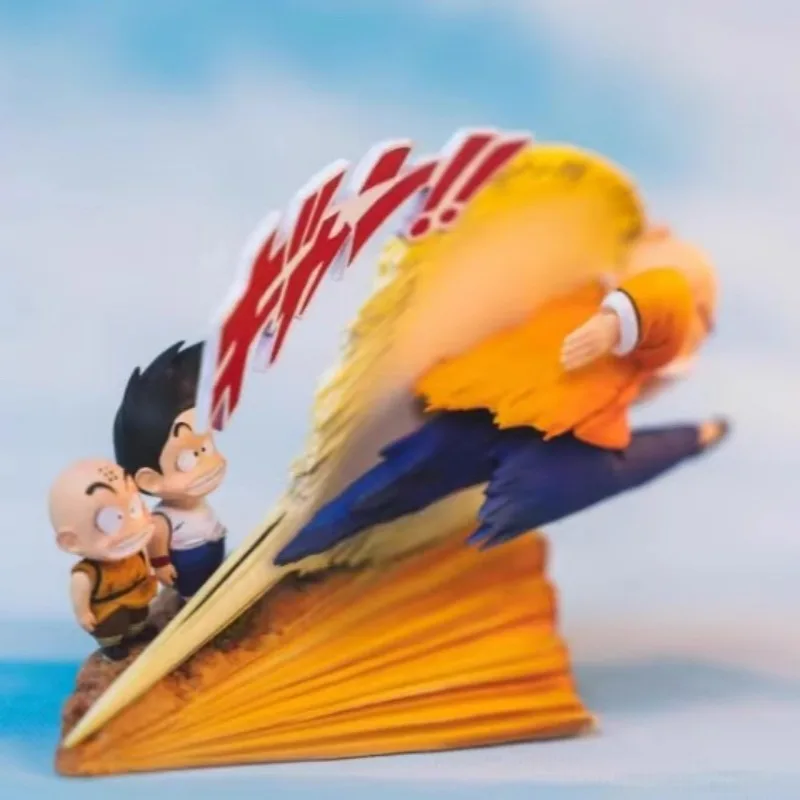 Dragon Ball Figure Sprint, Kame Sennin, Fofo Filho Goku, Modelo de Animação Kuririn, Desktop Collection, Brinquedo Decoração Ornamento, 6cm