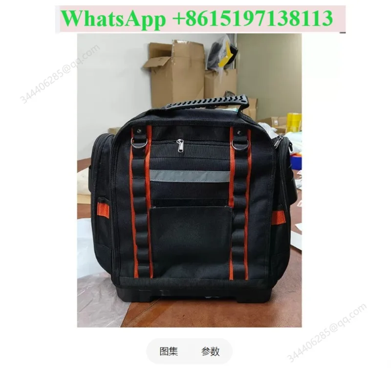 Heavy Duty Tool Backpack, Waterproof Electrician Tool Bag, Large Capacity Utility Pack with Adjustable Shoulder Straps