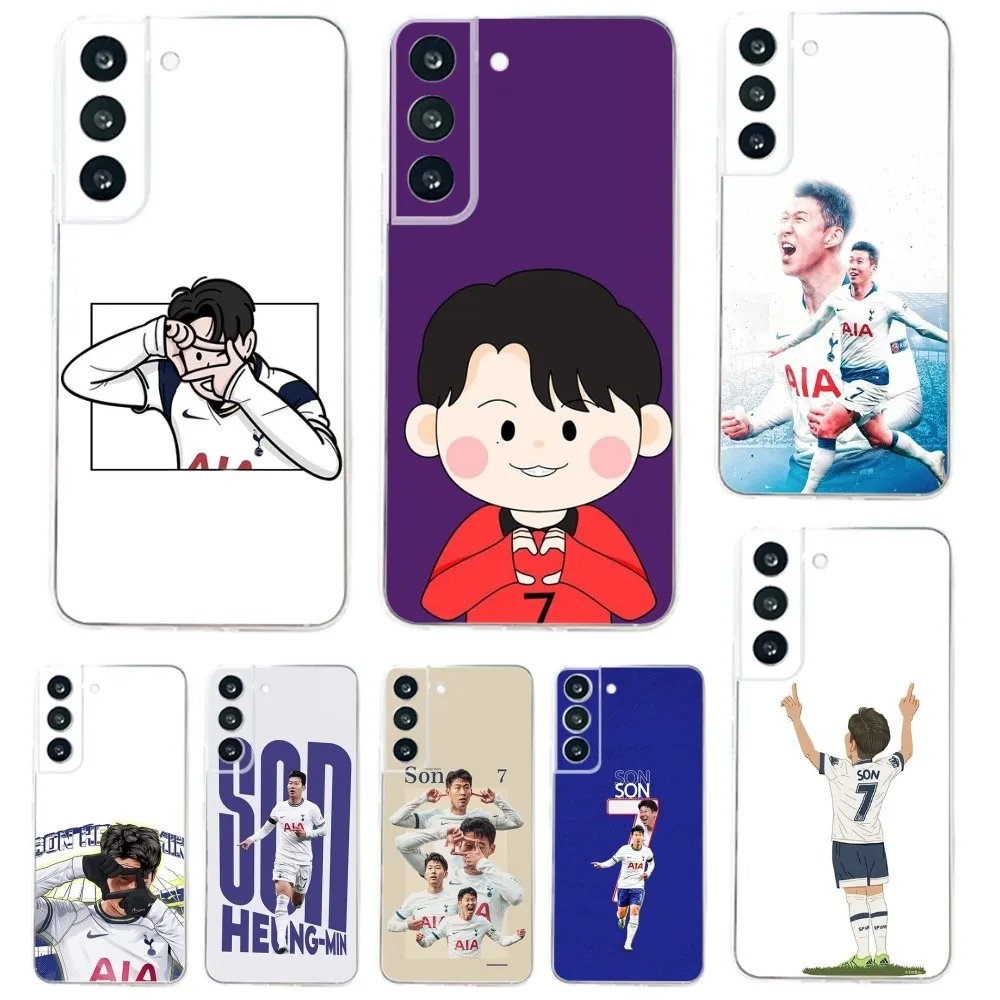 S-Sons H-Heung-mins-S Phone Case For Samsung Galaxy A71,70,52,51,40,31,A50,30S,21S,Note20ultra Transparent Cover