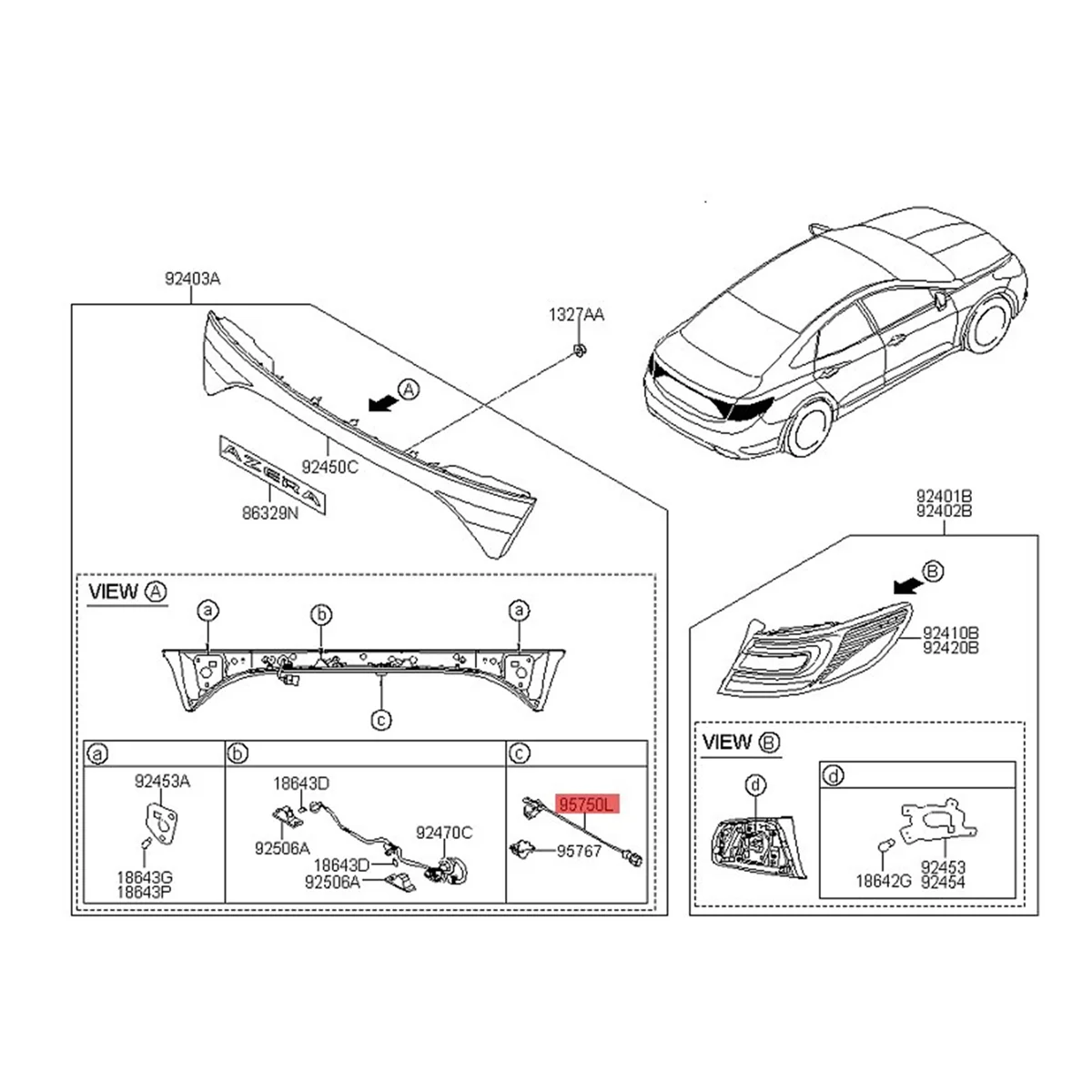 

95760-3V010 Автомобильная камера заднего вида, парковочная камера для Hyundai Azera 2012-2013