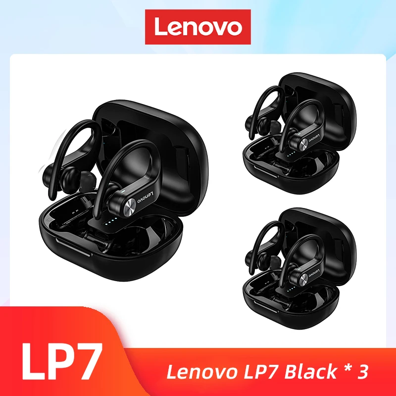 Original Lenovo LP7 TWS Drahtlose Kopfhörer Bluetooth Kopfhörer Wasserdichte Headsets Reduzieren Lärm HiFi Musik Ohrhörer 10