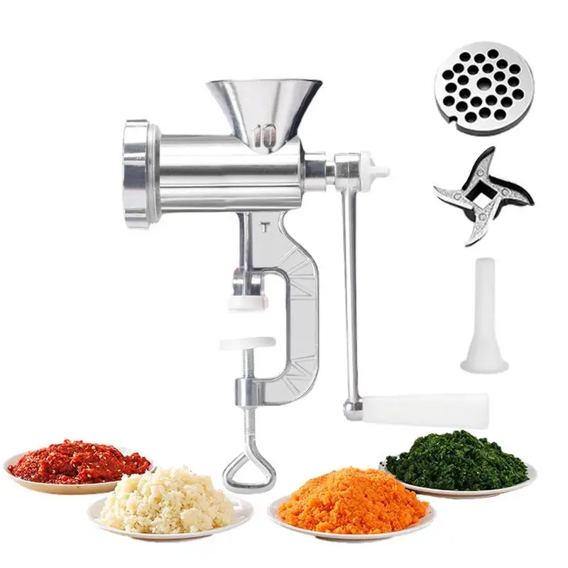 

Manual Meat Grinder Sausage Machine Vegetable Chopper Homemade Burger Meat Grinder Non Slip Sausage Maker Kitchen Accessories