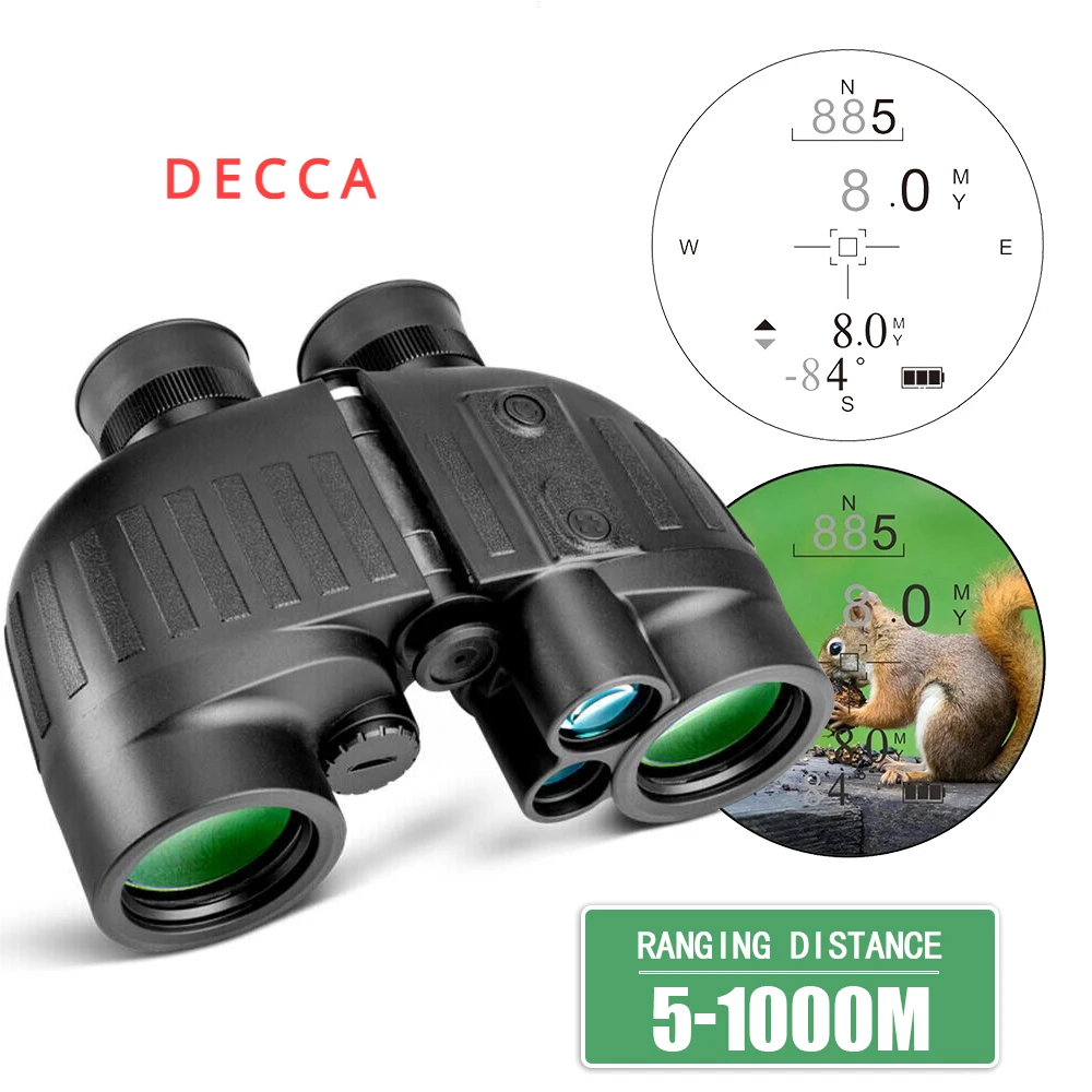 8X40 Hunting  Rangefinder Binoculars 1500M Range Finder Hunting Binoculars W/Battery HD Binoculars With Rangefinder