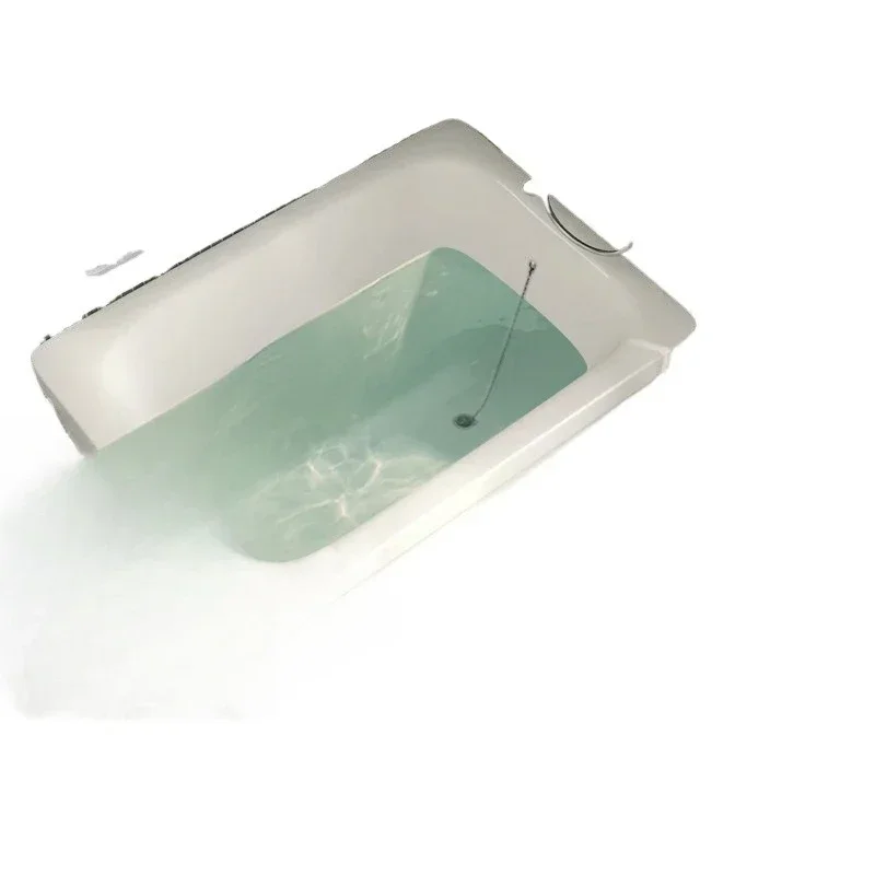 1 meter household mini small apartment mobile skirt deepened deep soaking tub