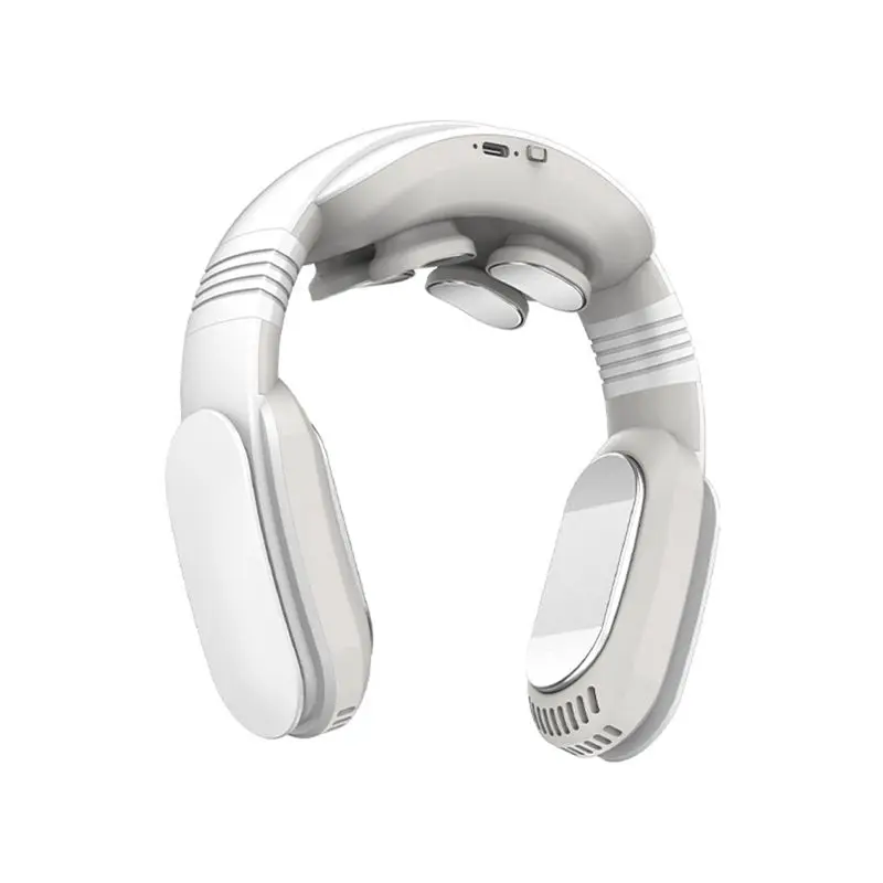 

【PARTY】подвесной вентилятор для шеи, кондиционер, шейный ремешок без листьев, воздушный охладитель, отопление, охлаждающий массажер, горячий компресс, вибрационный массажер