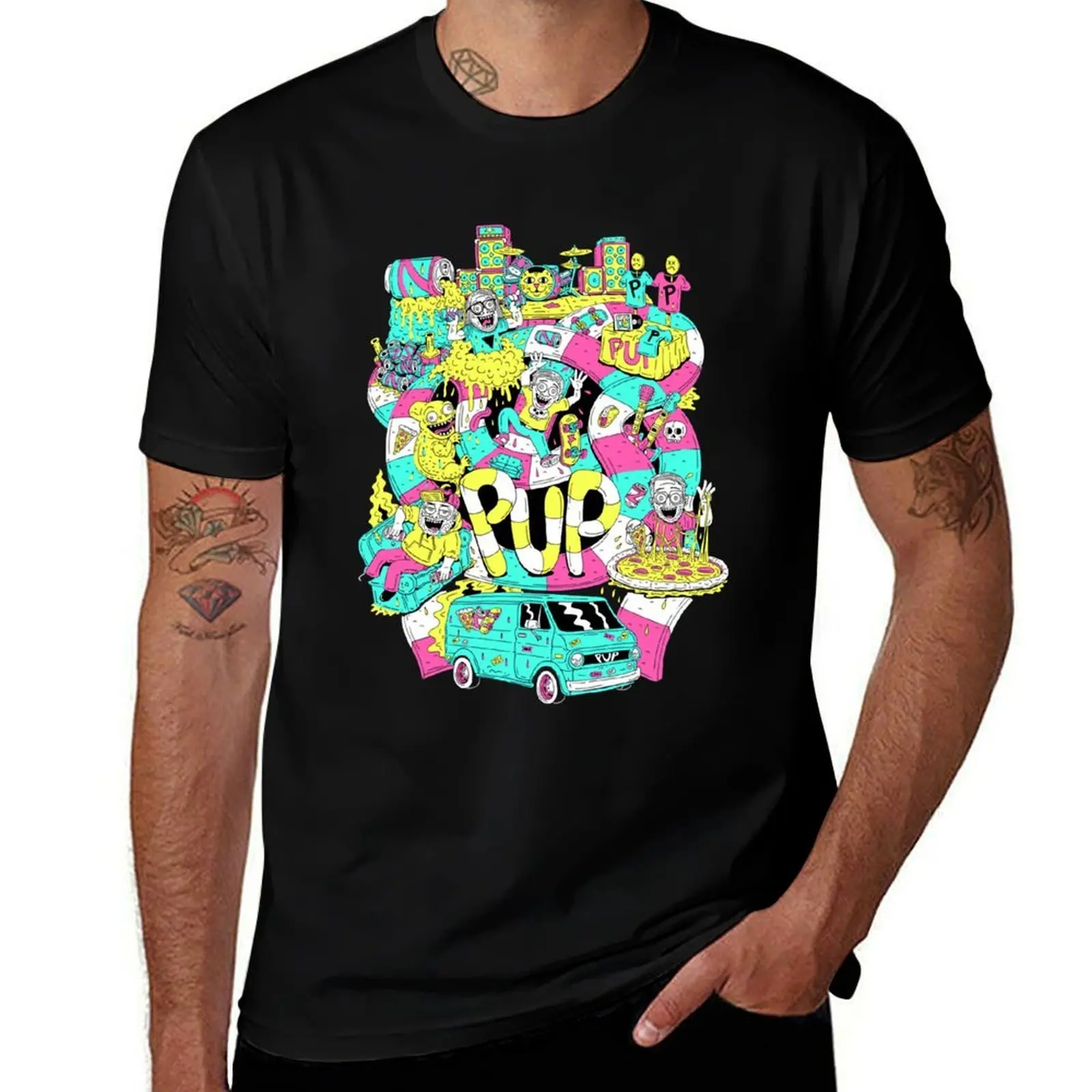 

PUP band logo T-Shirt cotton t shirt pack t shirt men 100% cotton luxury brand T-Shirt