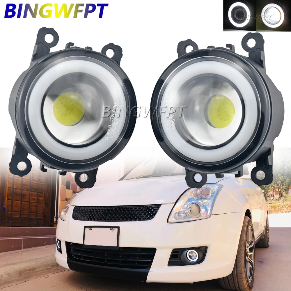 

Super Bright Fog Light For Suzuki Swift MZ EZ Hatchback 2005-2015 Angel Eyes Fog Lamp Assembly