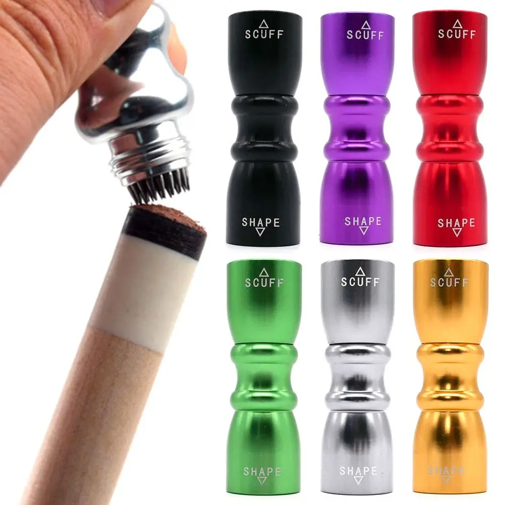 

3 in 1 Cue Tip Shaper Billiard Accessories Multifunction Tool Tip Trim Tool Professional Colorful Shaper Aerator Tapper