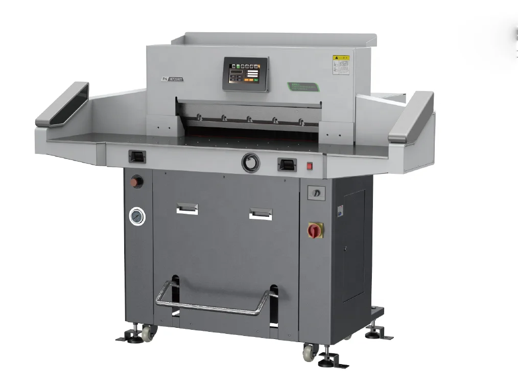 QK-H720RT Hydraulic Automatic Digital Paper Cutter With Side Table and air Ball