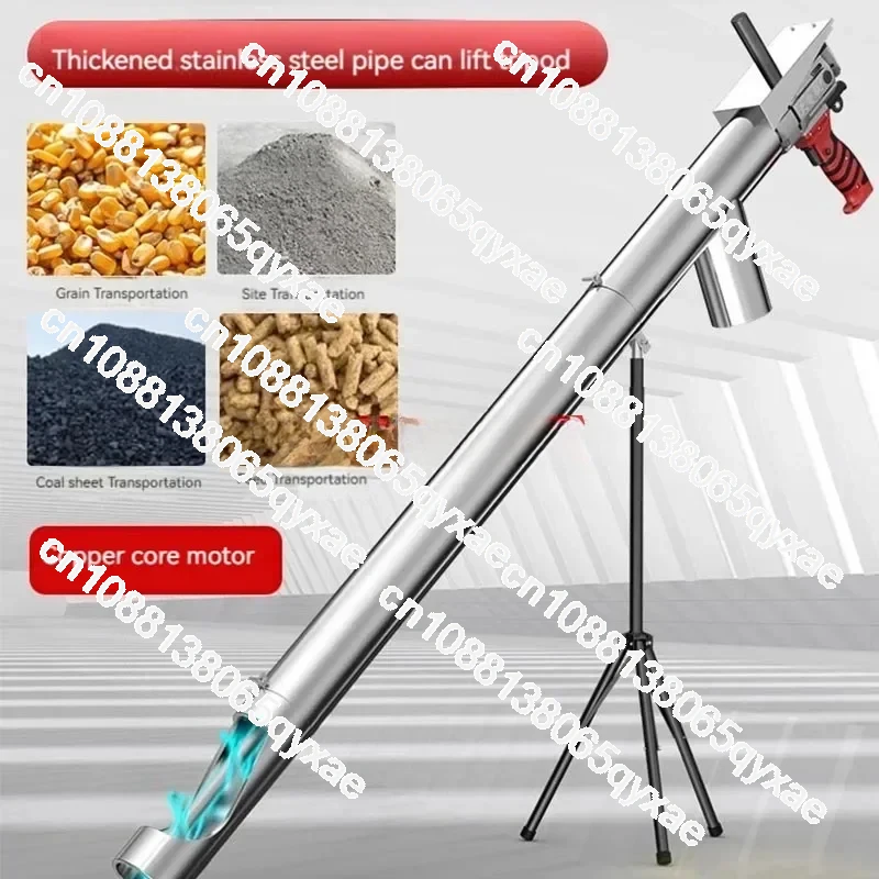 Commercial Grain Suction Machine Large Suction Auger Screw Conveyor  High Suction Truck Mounted Feed Loading Machine