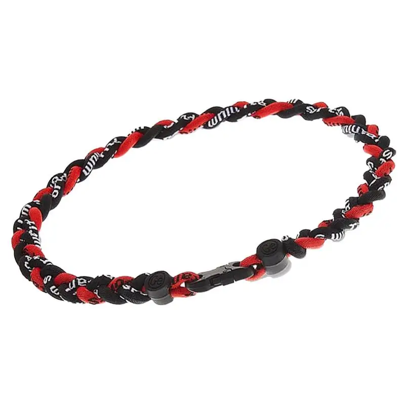 Braided Rope Necklace Handmade Multipurpose Braided Necklace Portable Sports Necklace For Field Hockey Soccer Softball