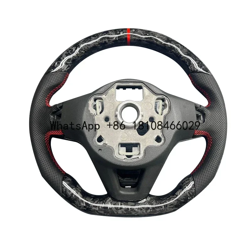 

Factory customized upgrade sports forged carbon fiber steering wheel for VW Golf 8GTI GTI MK70 Mk