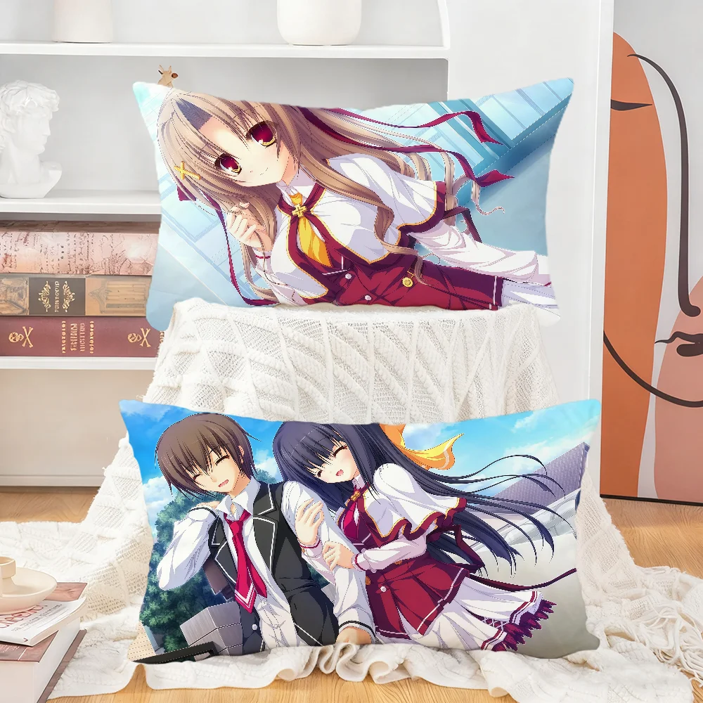 cute y2k L-Lunaris Filia cushion cover Rectangle Pillow Cover Home Sofa Living Room Dorm Bedside Hogar Pillowcase Party Gift