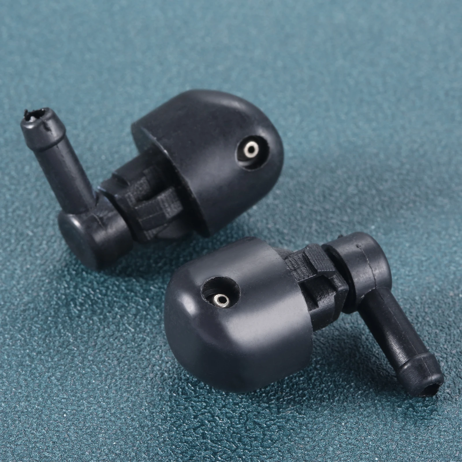 2Pcs Black Rear Win…