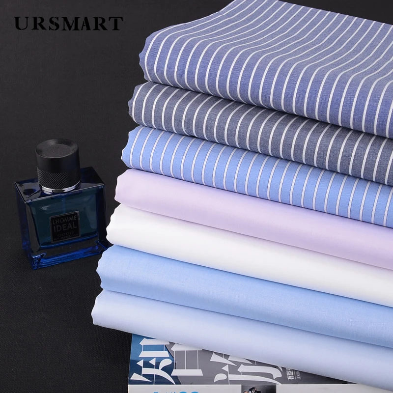 Tailored high-quality 100% cotton men's long sleeved shirt manager British style striped custom shirt for men