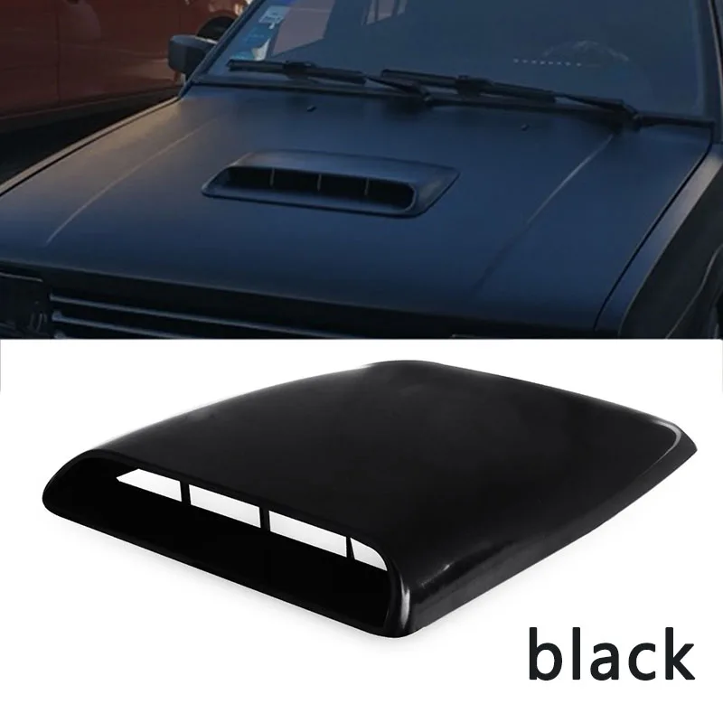 

Universal Car Bonnet Hood Scoop Air Flow Intake Vent ABS Plastic Easy Install Cover Car Styling Approx. 28*25*3.3cm