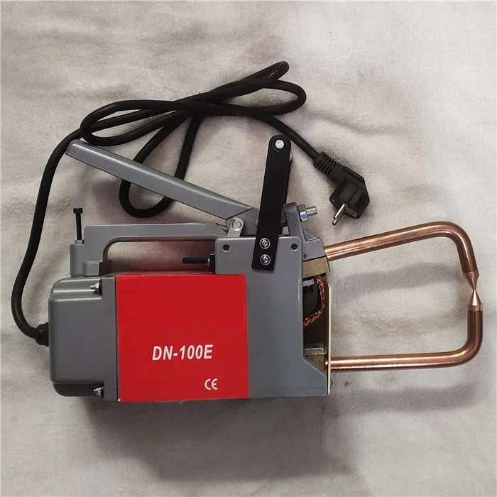 DN-100E Handheld Portable Spot Welder Bridge Corrugated Pipe Steel Belt Connection Machine Butt Welder Auto Sheet Metal