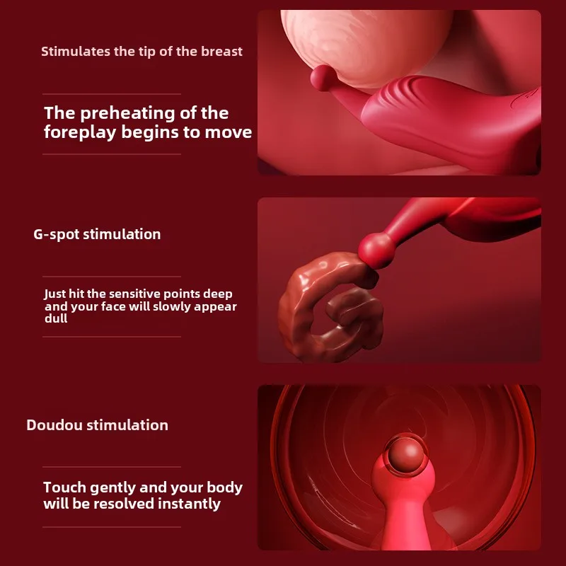 نقطة المد QQ مجموعة أجهزة الجنس زوجين Hehuan دعك تجربة كثافة مختلفة من النشوة الجنسية مضاءة العاطفة الجنس لعب