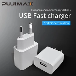 PUJIMAX USB şarj 5V 2.1A evrensel taşınabilir seyahat duvar adaptörü iPhone X/8/7 artı/6s artı iPad Pro/hava Samsung Galaxy