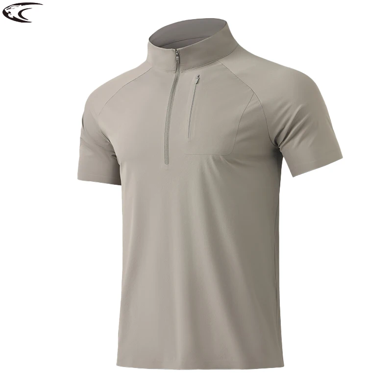 

LNGXO Hikiing Cooling T-Shirt For Men Outdoor Sports Stretch Short Sleeve Tee Summer Trekking Mountaineering Climbing T-Shirt